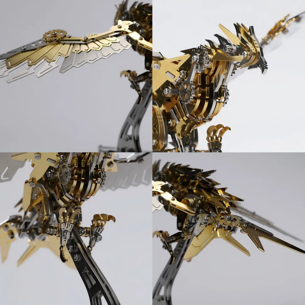 Falcon Predator 3D Metal Mechanical Bionic Assembly Model Kit