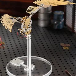 Flaming Shadow 3D Metal Mechanical Ornithopter Assembly Model Kit with Mechanical Transmission