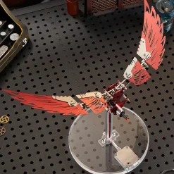 Flaming Shadow 3D Metal Mechanical Ornithopter Assembly Model Kit with Mechanical Transmission