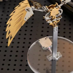 Flaming Shadow 3D Metal Mechanical Ornithopter Assembly Model Kit with Mechanical Transmission