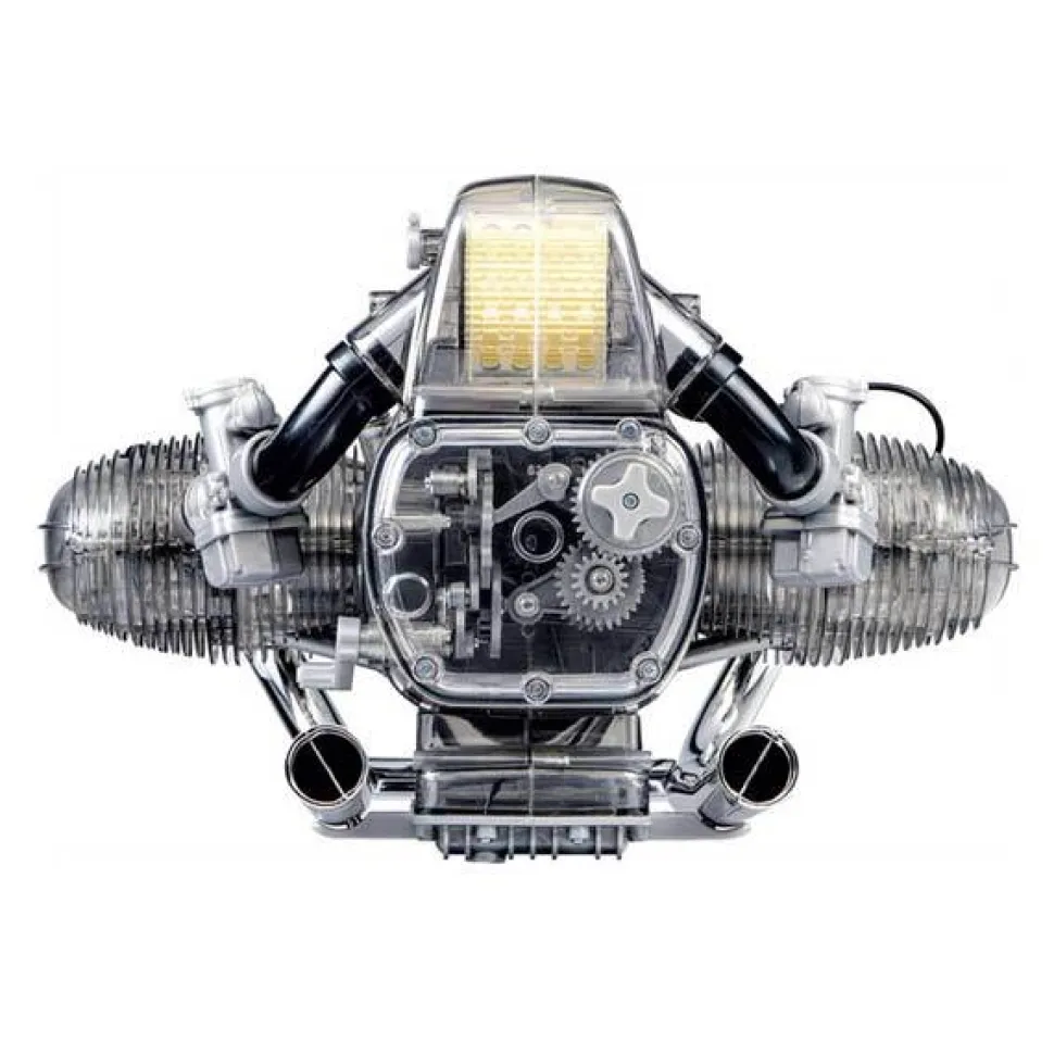 Flat Twin Airhead Engine Model Kit - Build Your Own 2 Cylinder Engine - BMW DIY Assembly Kit
