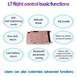 FL500 BO105 500-Class 2.4G 6CH Scale RC Helicopter with L7 Flight Controller & 4-Mode GPS Positioning