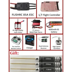FL500 BO105 500-Class 2.4G 6CH Scale RC Helicopter with L7 Flight Controller & 4-Mode GPS Positioning
