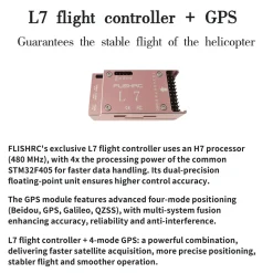 FL500 BO105 500-Class 2.4G 6CH Scale RC Helicopter with L7 Flight Controller & 4-Mode GPS Positioning
