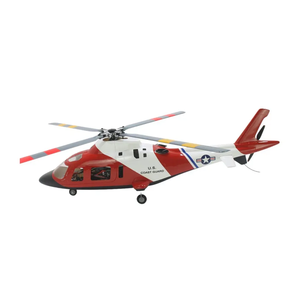 FLISHRC Agusta A109 500-Class RC Helicopter 2.4G 6CH with L7 Flight Controller & 4-Mode GPS Positioning – RTF Version