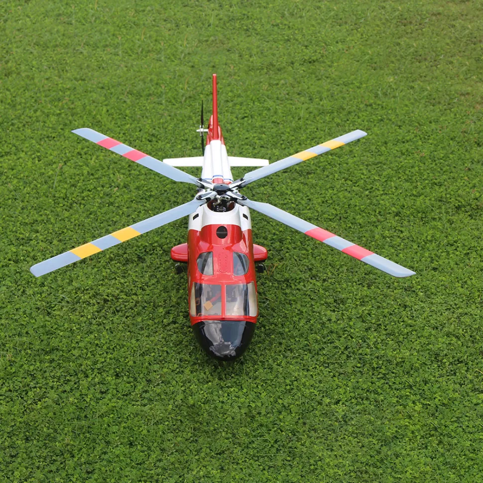 FLISHRC Agusta A109 500-Class RC Helicopter 2.4G 6CH with L7 Flight Controller & 4-Mode GPS Positioning – RTF Version
