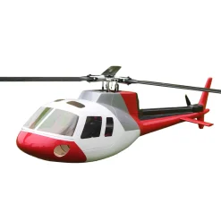 FLISHRC Eurocopter AS350 500-Class RC Helicopter 2.4G 6CH with L7 Flight Controller & 4-Mode GPS Positioning – RTF Version
