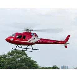 FLISHRC Eurocopter AS350 500-Class RC Helicopter 2.4G 6CH with L7 Flight Controller & 4-Mode GPS Positioning – RTF Version