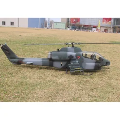 FLISHRC FL500 Bell AH-1 Cobra 500-Class 2.4GHz 6CH Scale RC Helicopter with L7 Flight Controller, 4-Mode GPS Positioning, Realistic Cockpit – RTF Remote Control Helicopter