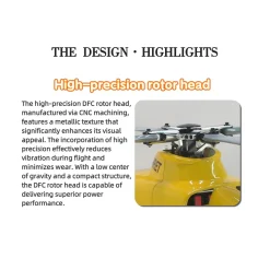 FLISHRC FL500 EC135 500-Class 2.4GHz 6CH Scale RC Helicopter – L7 Flight Controller & 4-Mode GPS Precision Positioning (RTF)