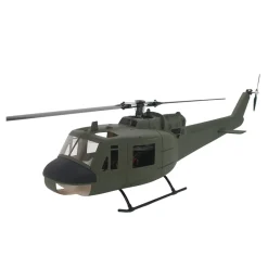 FLISHRC FL500 UH-1 Huey 500-Class 2.4G 6CH Scale RC Helicopter with L7 Flight Controller & 4-Mode GPS Positioning