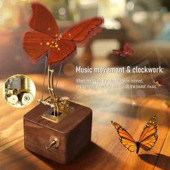 Flying Butterfly Model Kit 3D Dynamic Mechanical Crafts Kinetic Butterfly Model Kit for Kids, Teens, and Adults