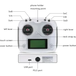 FLYSKY FS-i6S+iA6B 10CH Remote Controller System-Perfect Compatibility with FLYWING Airplanes