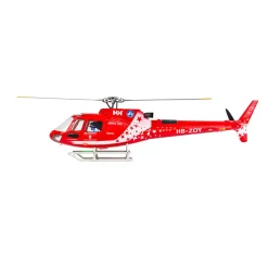 FLYWING AS350 470 Class 2.4G 6CH Quik-Release 3-Rotor Scale RC Military Helicopter Model with ACE Flight Controller, GPS Positioning & Left/Right-Hand Control (RTF Version)