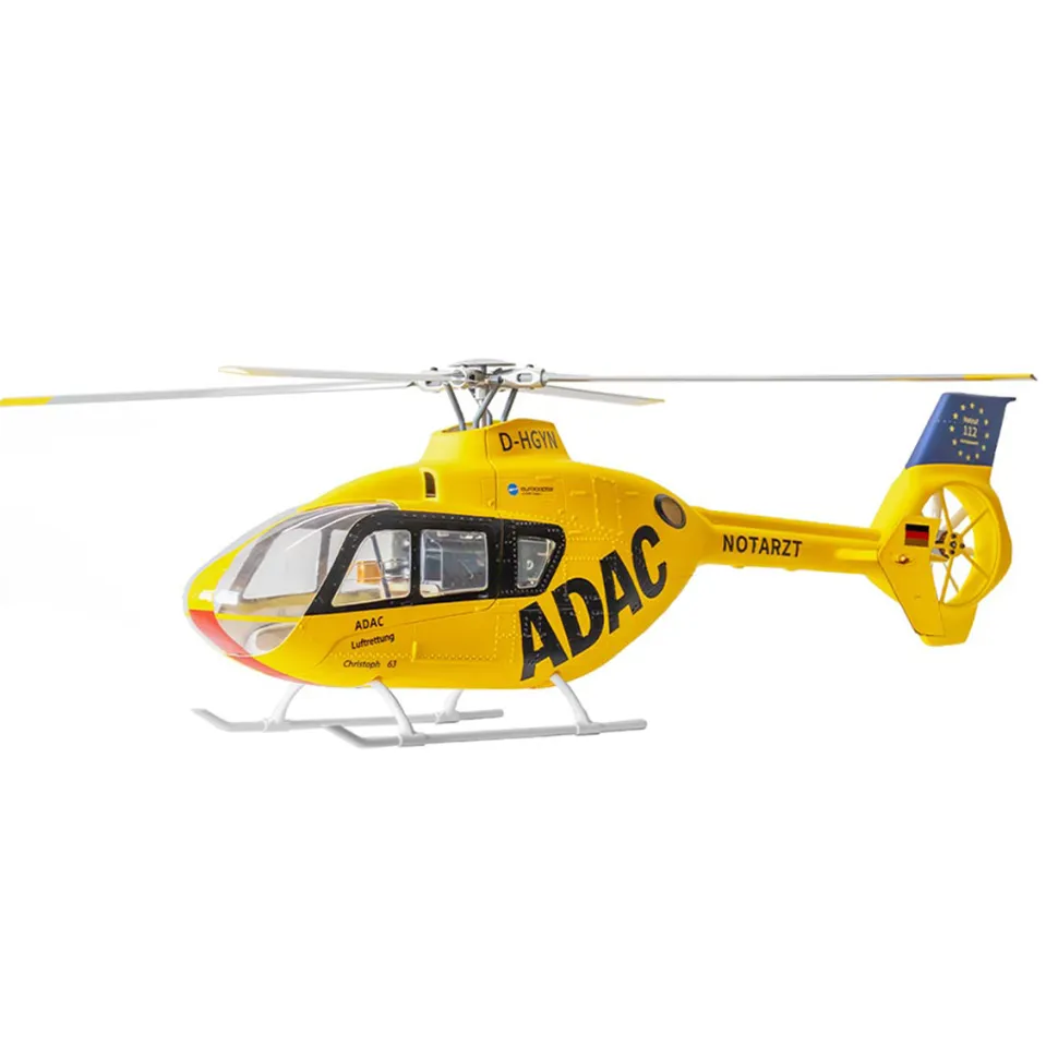 FLYWING EC135 470 Class RC Helicopter Detachable Propellers ADAC 6CH 2.4G with H1 Flight Controller & GPS
