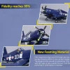 F4U WWII Military RC Airplane, 2.4G 4CH EPP Fixed Wing Scale Aircraft, 800mm Wingspan with JST Connector, No Reflex (RTF Version)