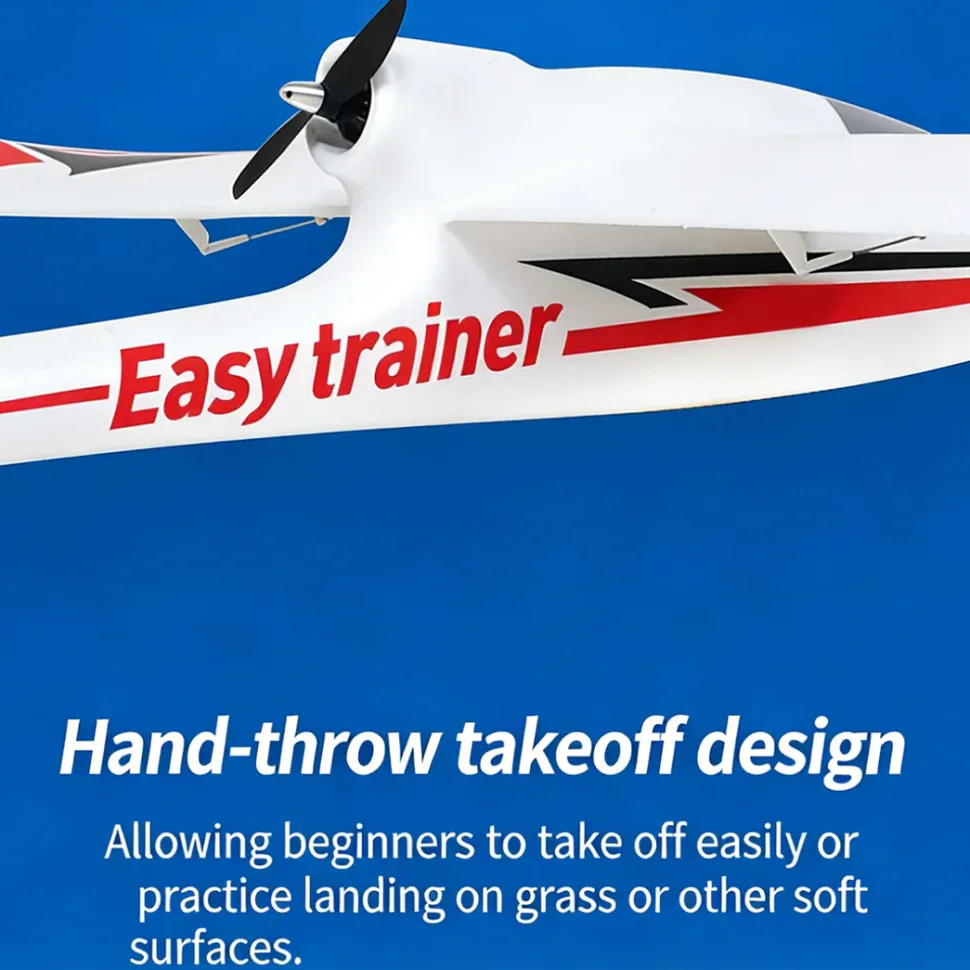 2.4G 4CH EPP Fixed Wing RC Glider, 1280mm Large Wingspan, JST Connector, No Reflex (RTF Version)