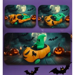 2.4Ghz Inflatable Pumpkin Street Racing RC Car Halloween Gift RTR