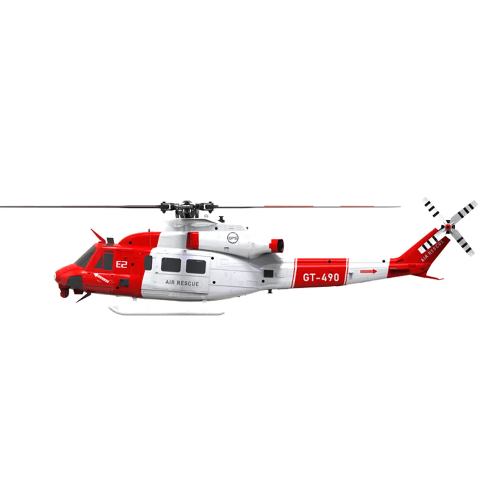 GOOSKY E2 UH-1Y 2.4G 6CH Dual Brushless Direct Drive RC Rescue Simulation Helicopter Model with Lidar positioning