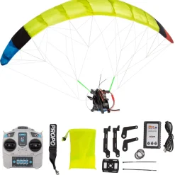2.4G RC Electric Stunt Mini Paraglider Model High-Altitude Stunt Flight Paraglider Toy (RTF Version)