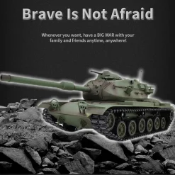 1/16 2.4G RC Tank American M60A3 Main Battle Tank Model Vehicle with Lights & Sounds