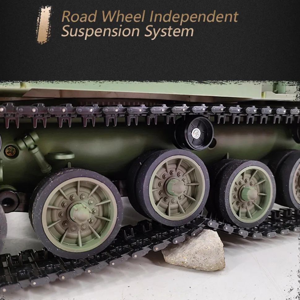 1/16 2.4G RC Tank American M60A3 Main Battle Tank Model Vehicle with Lights & Sounds