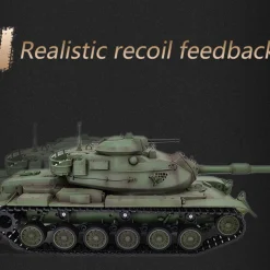 1/16 2.4G RC Tank American M60A3 Main Battle Tank Model Vehicle with Lights & Sounds