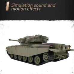1/16 2.4G RC Tank British Centurion MK5 Main Battle Tank Model Vehicle with Lights & Sounds