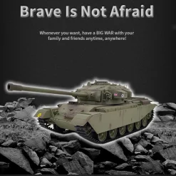 1/16 2.4G RC Tank British Centurion MK5 Main Battle Tank Model Vehicle with Lights & Sounds