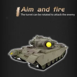 1/16 2.4G RC Tank British Centurion MK5 Main Battle Tank Model Vehicle with Lights & Sounds