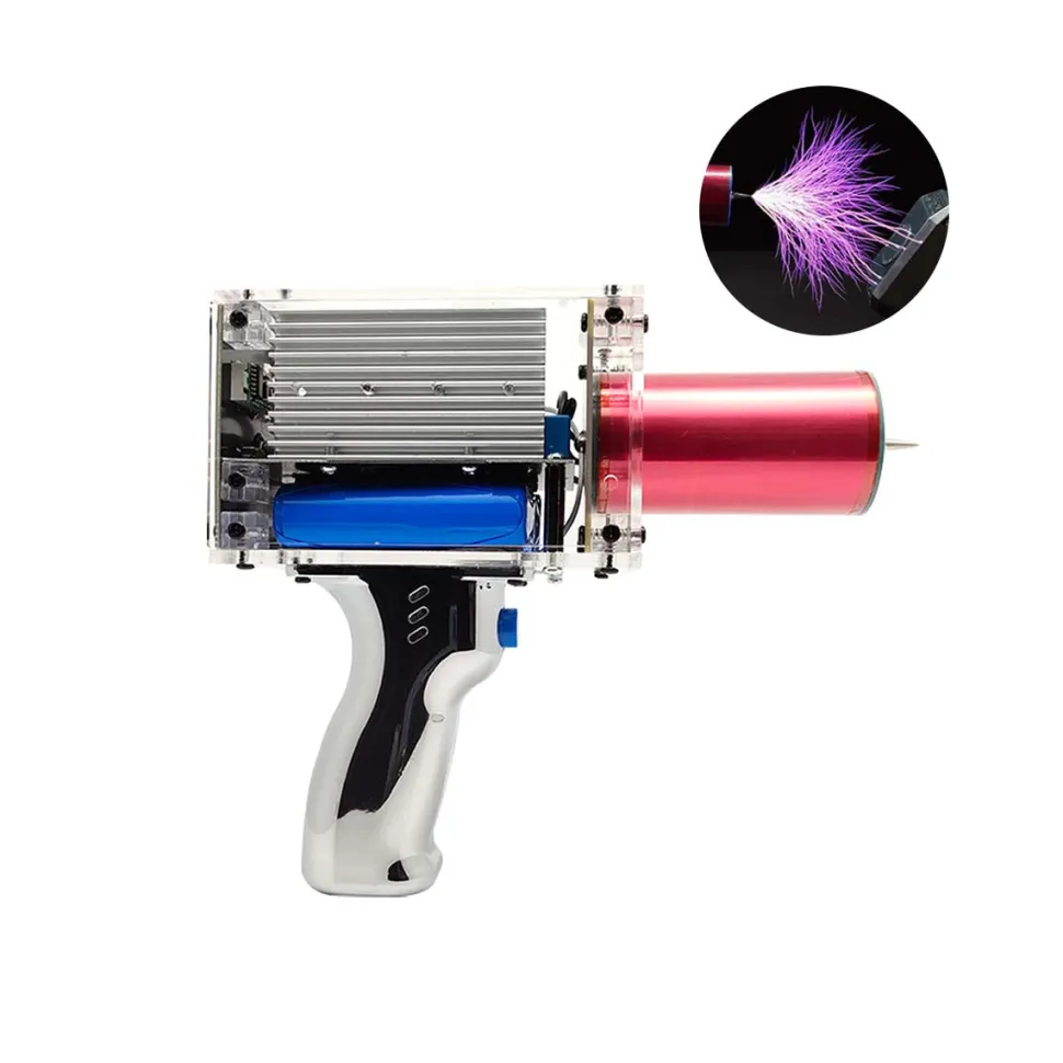 Handheld Tesla Coil with 10cm Long Arc Artificial Lightning Educational Science Experiment