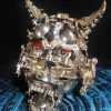 Hannya 3D DIY Mechanical Punk Japanese Ghast Mask Metal Assembly Model