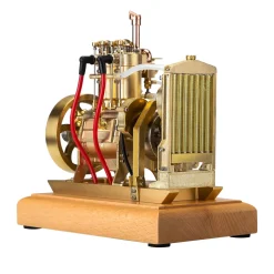 H74 5CC 2-cylinder 4 Stroke Water Cooled Gasoline Engine ICE Model Internal Combustion Engine