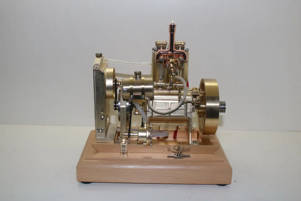 H74 5CC 2-cylinder 4 Stroke Water Cooled Gasoline Engine ICE Model Internal Combustion Engine