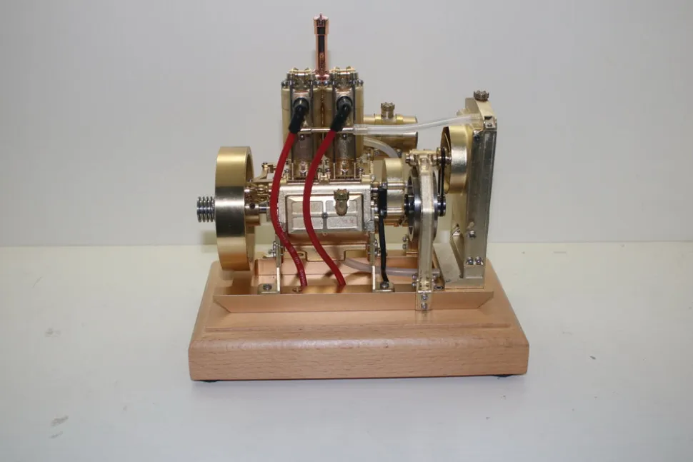 H74 5CC 2-cylinder 4 Stroke Water Cooled Gasoline Engine ICE Model Internal Combustion Engine