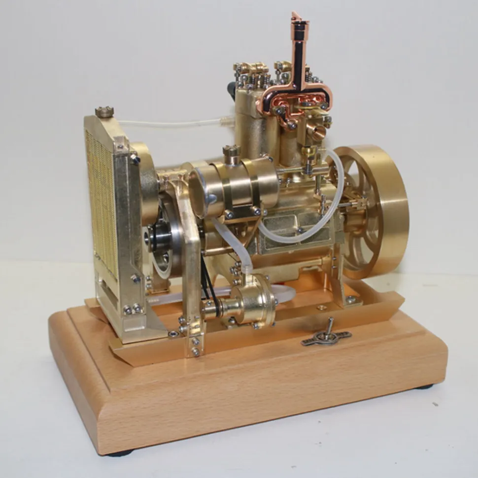 H74 5CC 2-cylinder 4 Stroke Water Cooled Gasoline Engine ICE Model Internal Combustion Engine