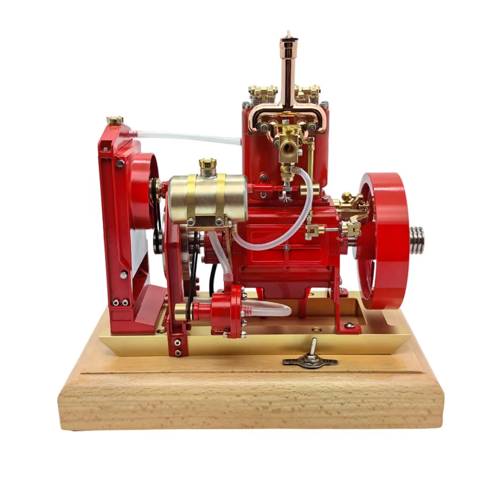 H74 5CC 2-cylinder 4 Stroke Water Cooled Gasoline Engine ICE Model Internal Combustion Engine