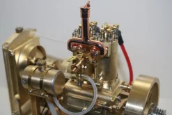 H74 5CC 2-cylinder 4 Stroke Water Cooled Gasoline Engine ICE Model Internal Combustion Engine