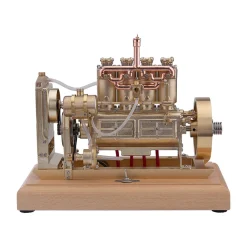 H75 12cc Vertical 4-cylinder OHV Gas Engine Internal Combustion Engine Tractor Engine Model with Mechanical Speed Limit Complete Water Circulation Cooling System