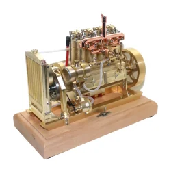 H75 12cc Vertical 4-cylinder OHV Gas Engine Internal Combustion Engine Tractor Engine Model with Mechanical Speed Limit Complete Water Circulation Cooling System
