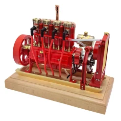 H75 12cc Vertical 4-cylinder OHV Gas Engine Internal Combustion Engine Tractor Engine Model with Mechanical Speed Limit Complete Water Circulation Cooling System