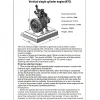 H73 2.6cc Vertical Single Cylinder 4-Stroke OHV Gasoline Engine Internal Combustion Engine Model With Governor
