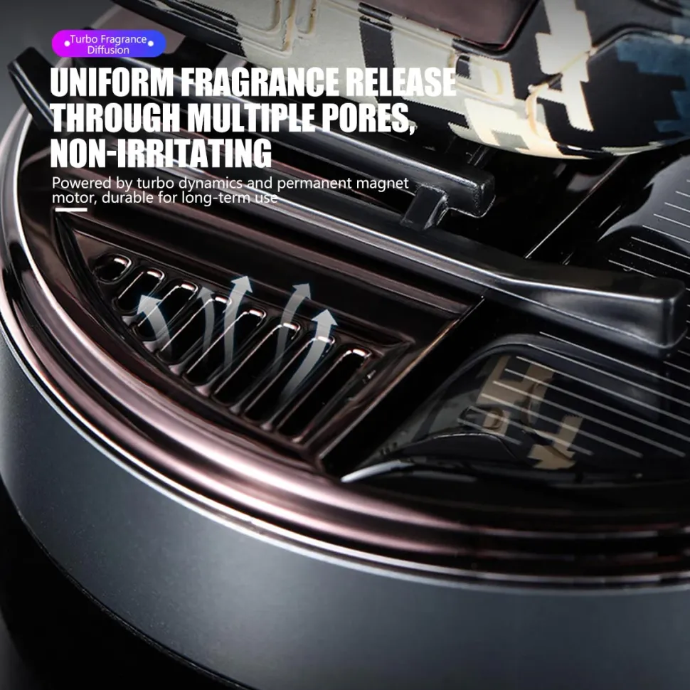 Helicopter-Inspired Solar Car Air Freshener-Elegance & Aromatherapy
