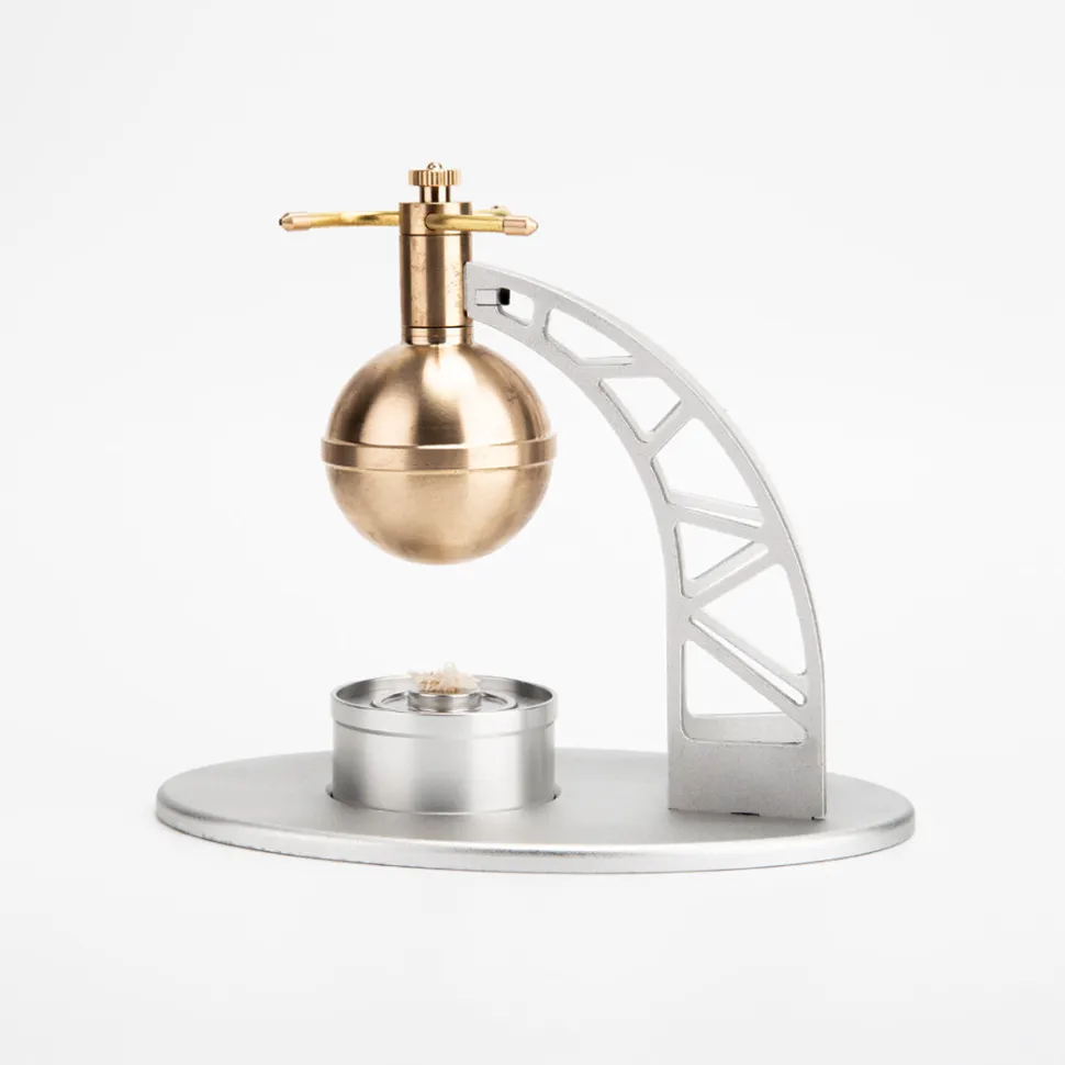 Hero's Engine Bladeless Radial Steam Ball Model Kit-Build Your Own Engine