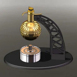 Hero's Engine Bladeless Radial Steam Ball Model Kit-Build Your Own Engine