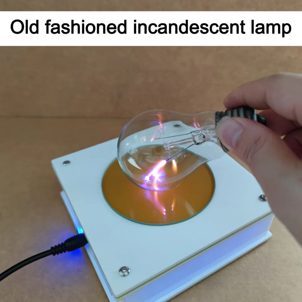 High-Power Flat Tesla Coil Magical Experimentation Technology Creative Toy Gift