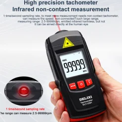 High Precision Laser Non-contact Tachometer Measuring Instrument