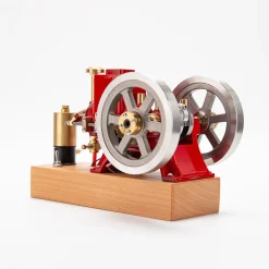 Hit and Miss Engine 6cc Metal Single Cylinder 4-Stroke IC Engine with Ignition Device Gift Collection