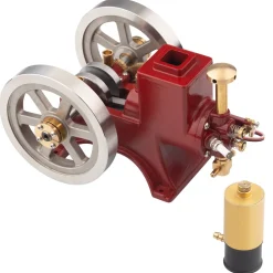 Hit and Miss Engine 6cc Metal Single Cylinder 4-Stroke IC Engine with Ignition Device Gift Collection