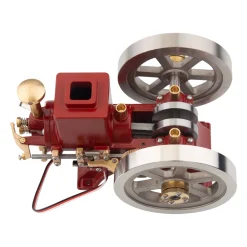 Hit and Miss Engine 6cc Metal Single Cylinder 4-Stroke IC Engine with Ignition Device Gift Collection